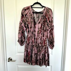 Boho pink tie dye Vici Dolls Dress size Medium